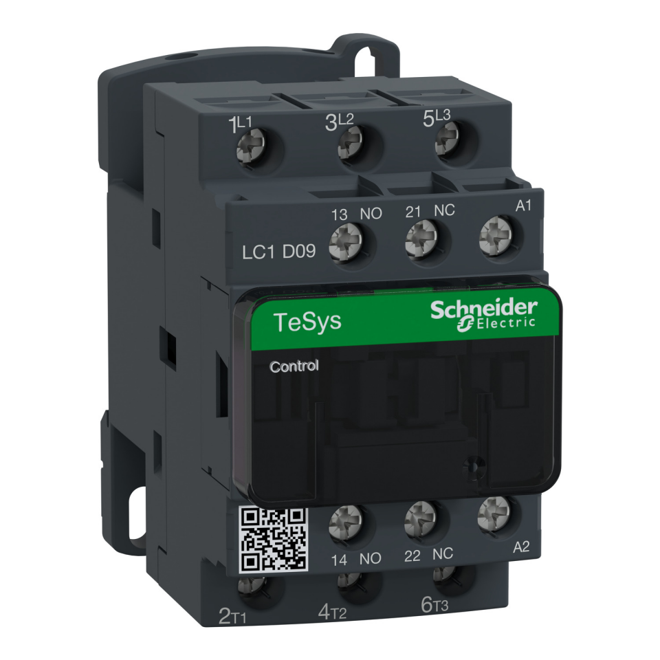 Schneider LC1D18M7 - TeSys Deca Kontaktör - 3P - 18A - 220V AC Bobin
